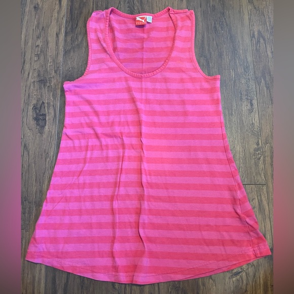 Puma pink workout stripped tank size small - Picture 1 of 4